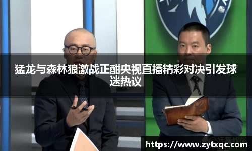 猛龙与森林狼激战正酣央视直播精彩对决引发球迷热议